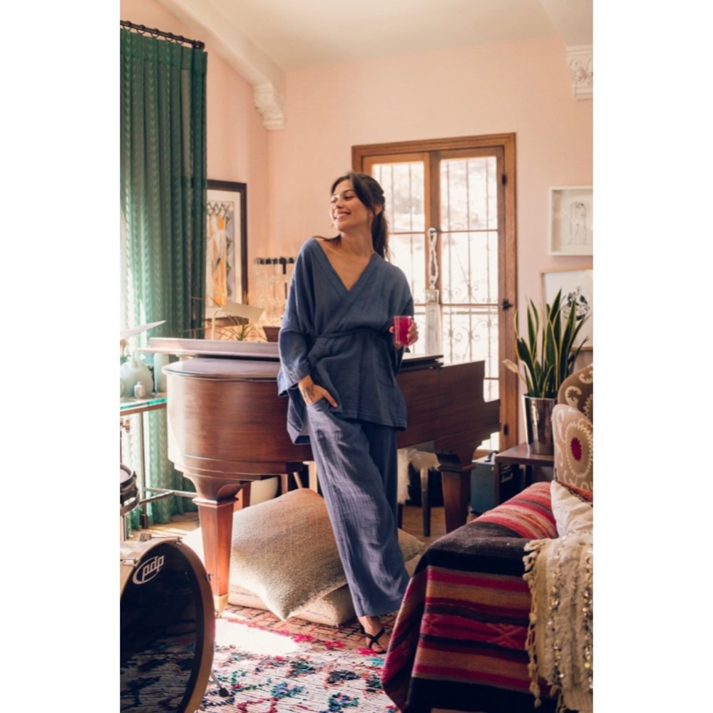 Oddbird Company Kardes Pant - Not Quite Electric Blue